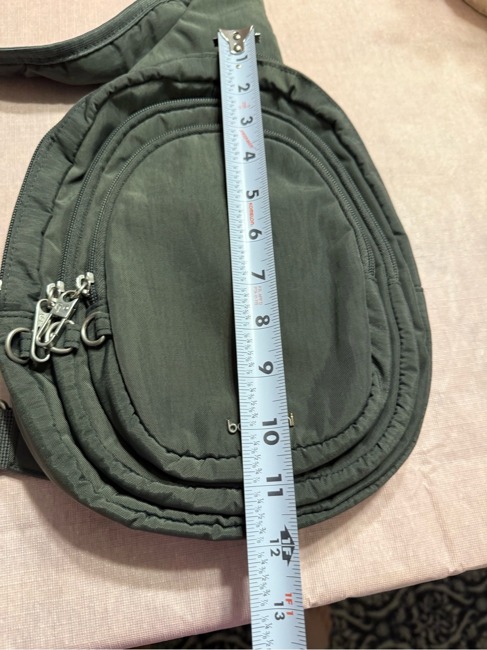 Baggallini Olive Green Crossbody Sling Bag